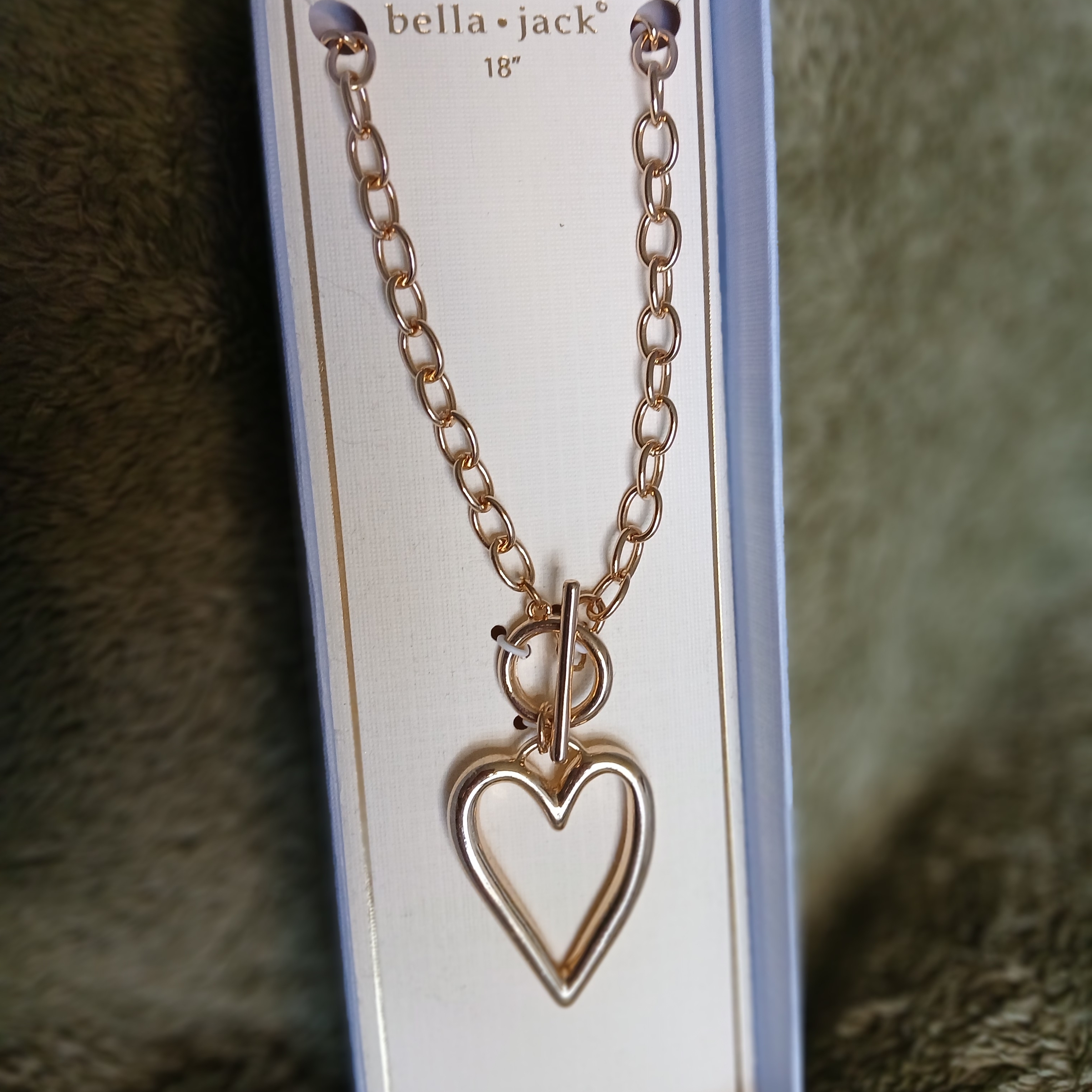 Bella Jack Gold Heart Chain Necklace